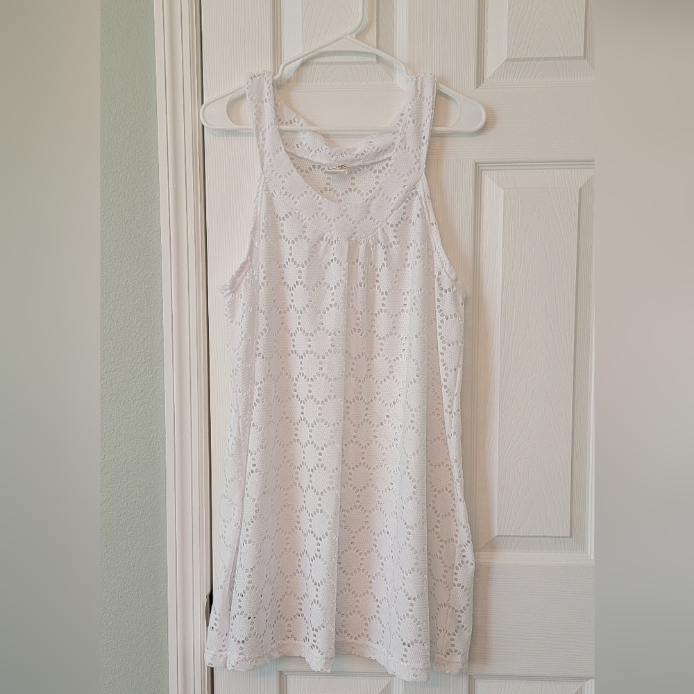 Cover Me White Swim Coverup Dress Size XL